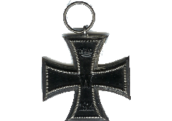 Das Eiserne Kreuz (EK 1), welches im I. Weltkrieg meinem Onkel verliehen wurde (Vorderseite 1914)